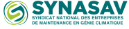 Logo SYNASAV Génie climatqiue rectangle transp